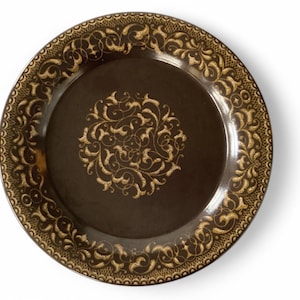 Vintage 1970s Franciscan Jamoca 8-5/8” Salad Plate