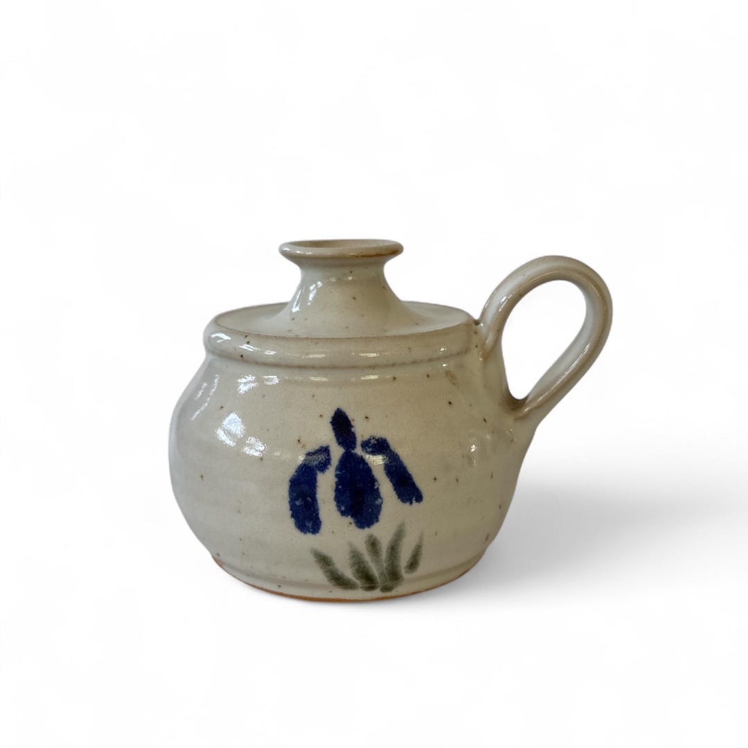 Studio Art Stoneware Pottery Bud Vase * Hand Thrown Weed Pot - Etsy