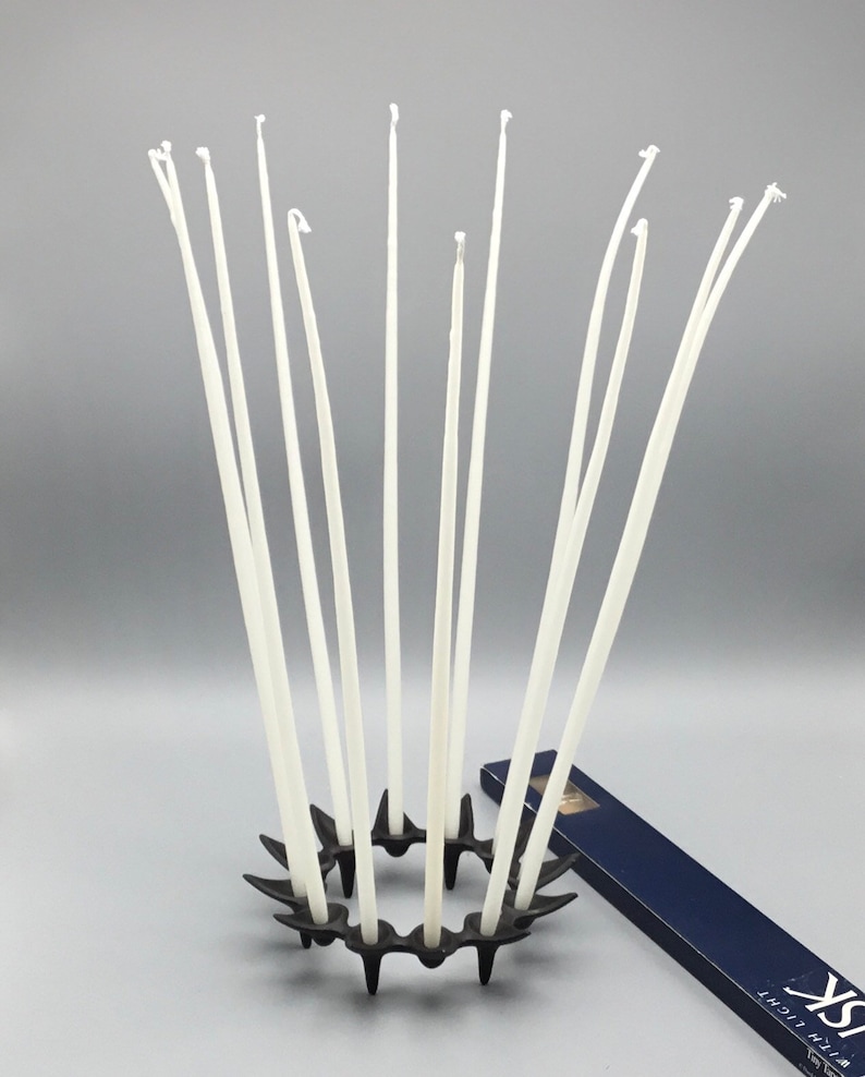 DANSK Tiny Taper Candle Holder With 12 Tiny Tapers Candles Etsy