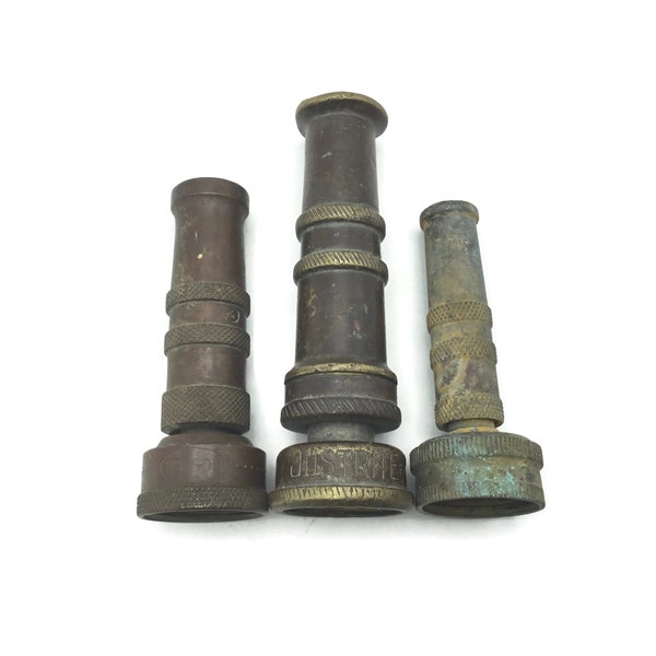 Vintage Garden Hose Nozzle Collection * Set of 3