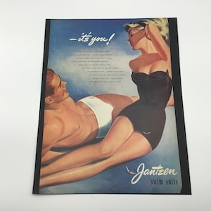 It’s You * Vintage Jantzen Advertisement * Swimwear