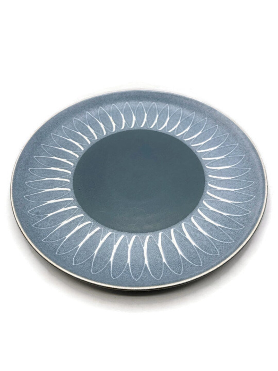 Lot De 3 Pièces Denby Echo Blue Années 70 – Tasse, Soucoupe, Assiette – Très Bon état