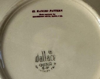 El Rancho Salad Plate * Wallace China Co. - Etsy