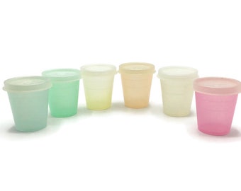 Sold Individually * 2 oz. #101 Pastel Tupperware Midget * Smidget