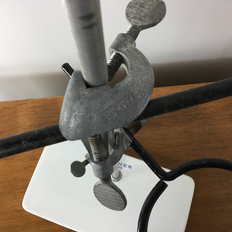 Vintage Science Lab Equipment Fischer Chemistry Ring Stand Etsy