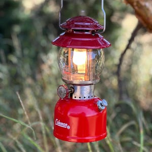 1971 Custom Color 200A Single Mantle Coleman Lantern * Rustic Cabin Decor  * Working Condition