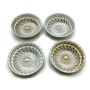 Fancy Swirl Jello Molds * Individual Sized * Set of 4