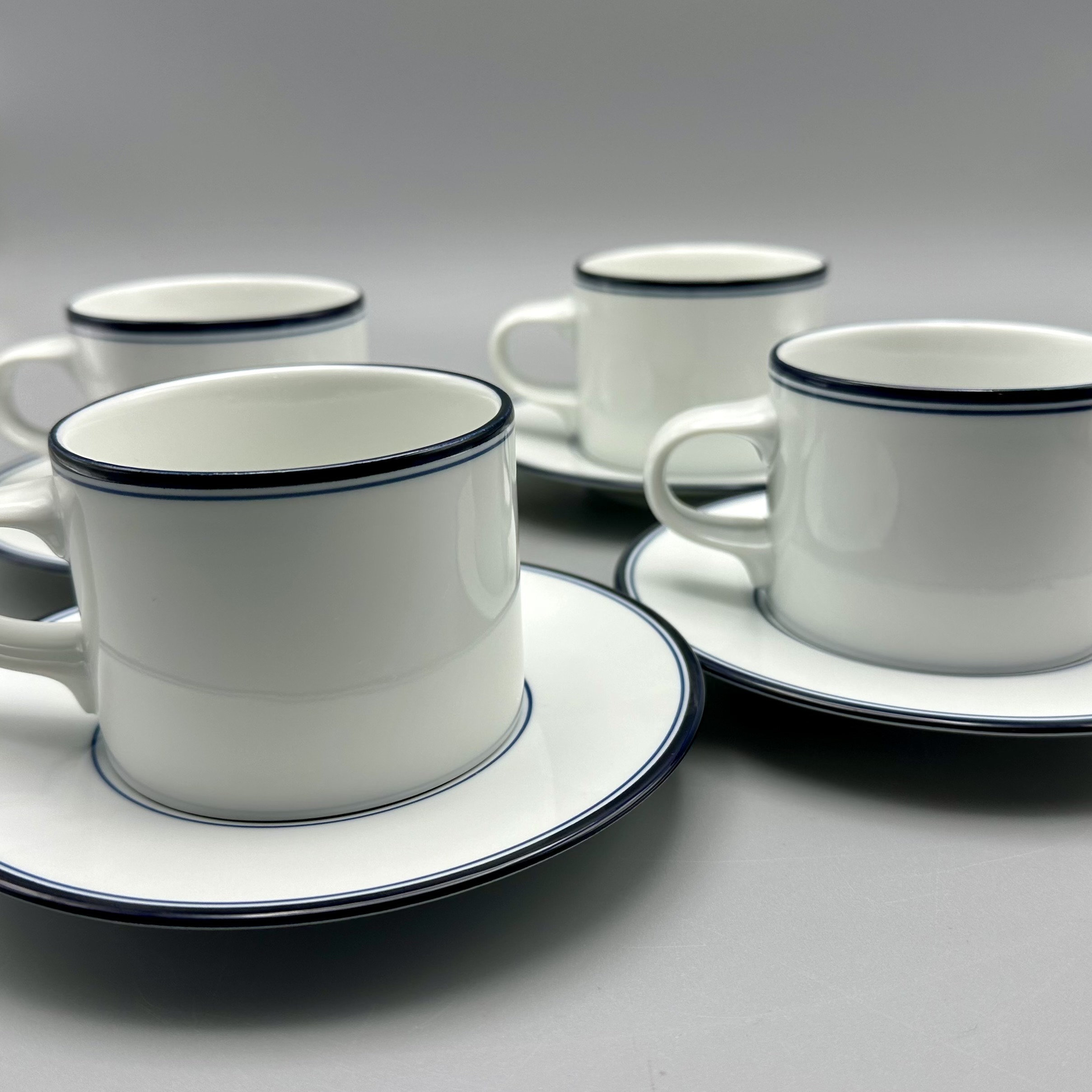 Dansk「Concerto Allegro Blue」セット Vintage Dansk Concerto Allegro Blue Cup and Saucer Set of 4 - Etsy