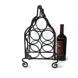 Vintage Iron Wine Rack * Countertop