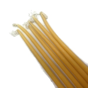 Vintage Dansk 15” Kumquat Orange Taper Candles * Set of 6
