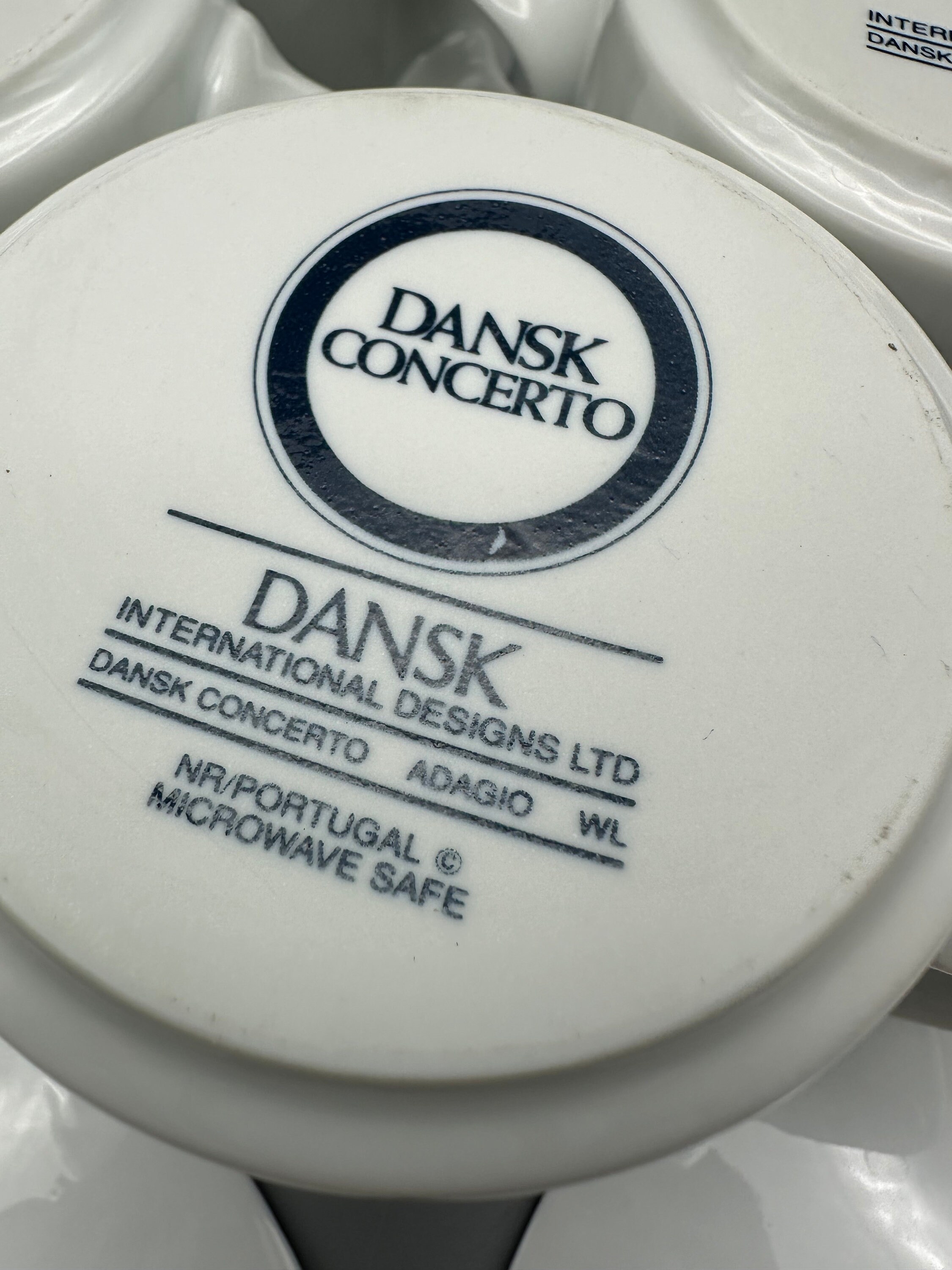 Vintage Dansk Concerto Allegro Blue Cup and Saucer Set of 4 - Etsy