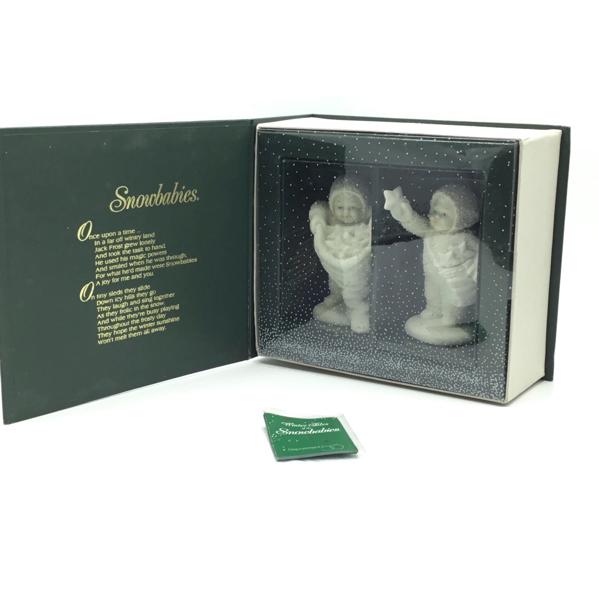 Vintage Department 56 Snowbabies “ With Hugs & Kisses” Ornament