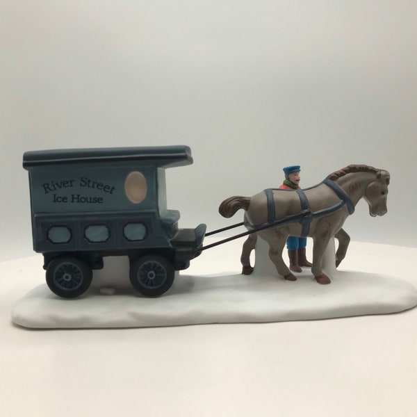 Dept 56 Heritage Christmas in the City River St Ice House Cart 59595