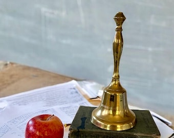 Vintage Brass Bell * Hand Bell