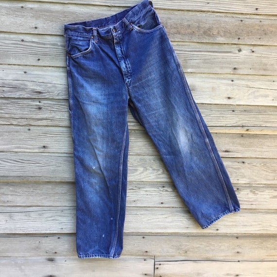 Vintage Women’s Distressed Big Mac Carpenter Jeans