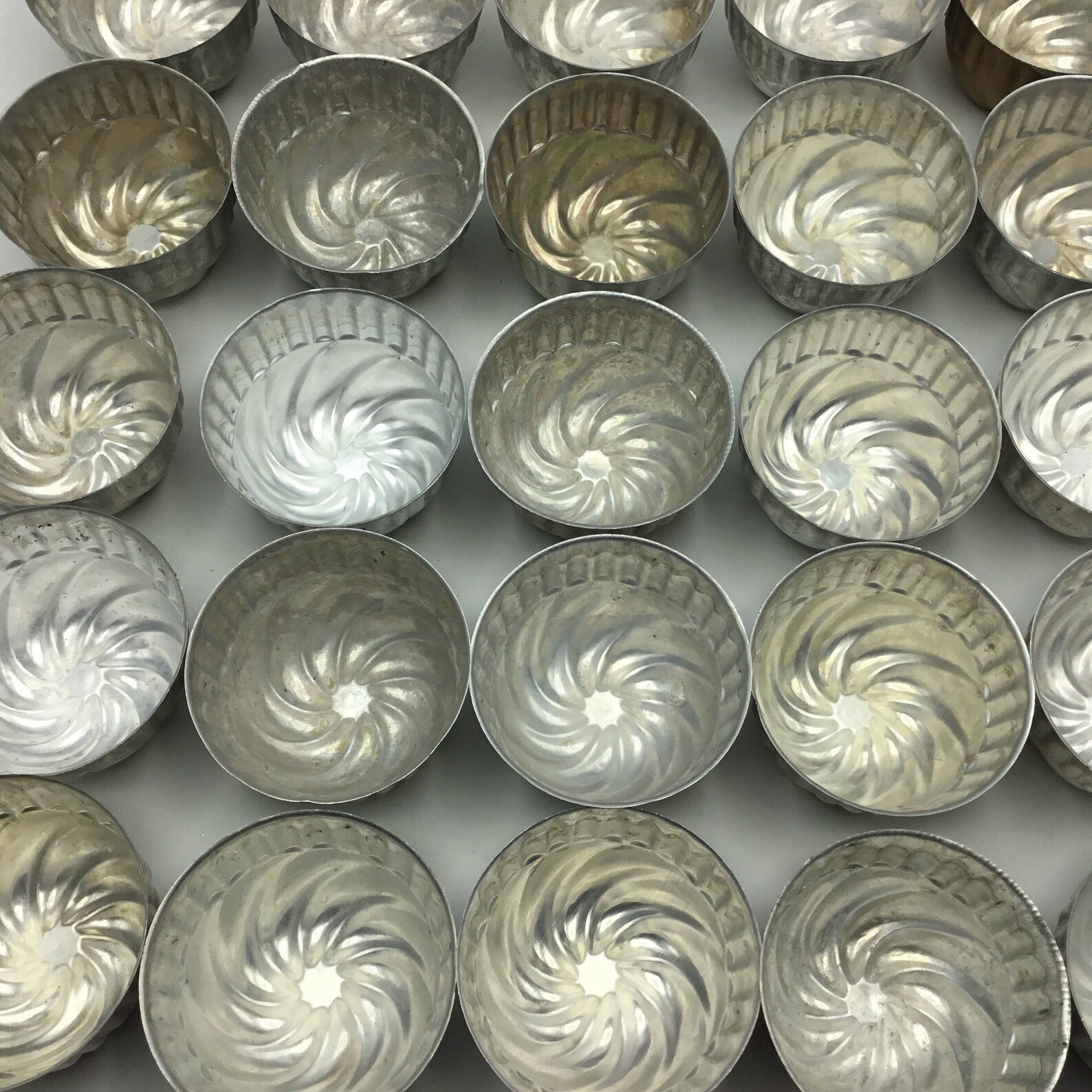 Vintage Aluminum Gelatine Molds Set of 4 8 or 12 Jello Etsy