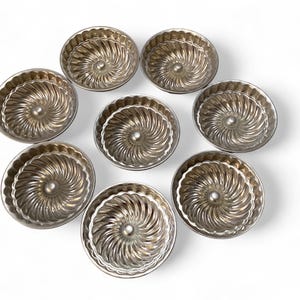 Fancy Swirl Jello Molds * Individual Sized * Set of 8