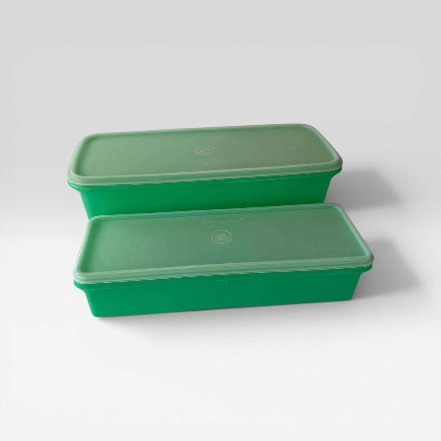 Vintage Tupperware Jadeite Green Storage Containers With Lids