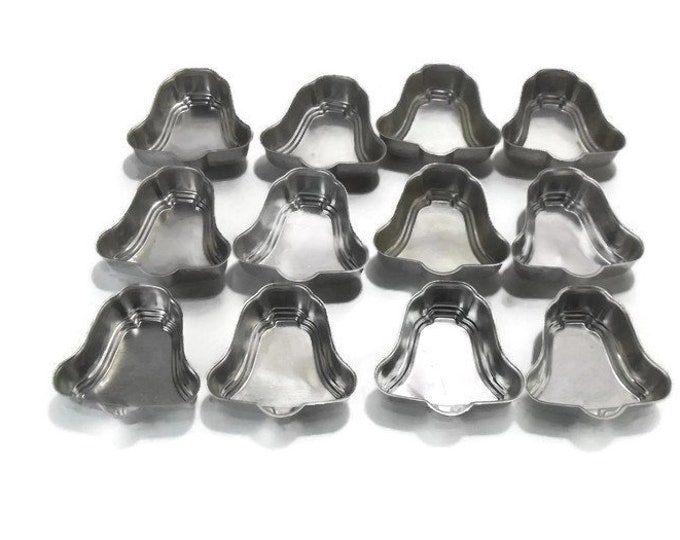 Vintage Aluminum Bell Gelatine Molds Set of 12 Jello Molds Etsy