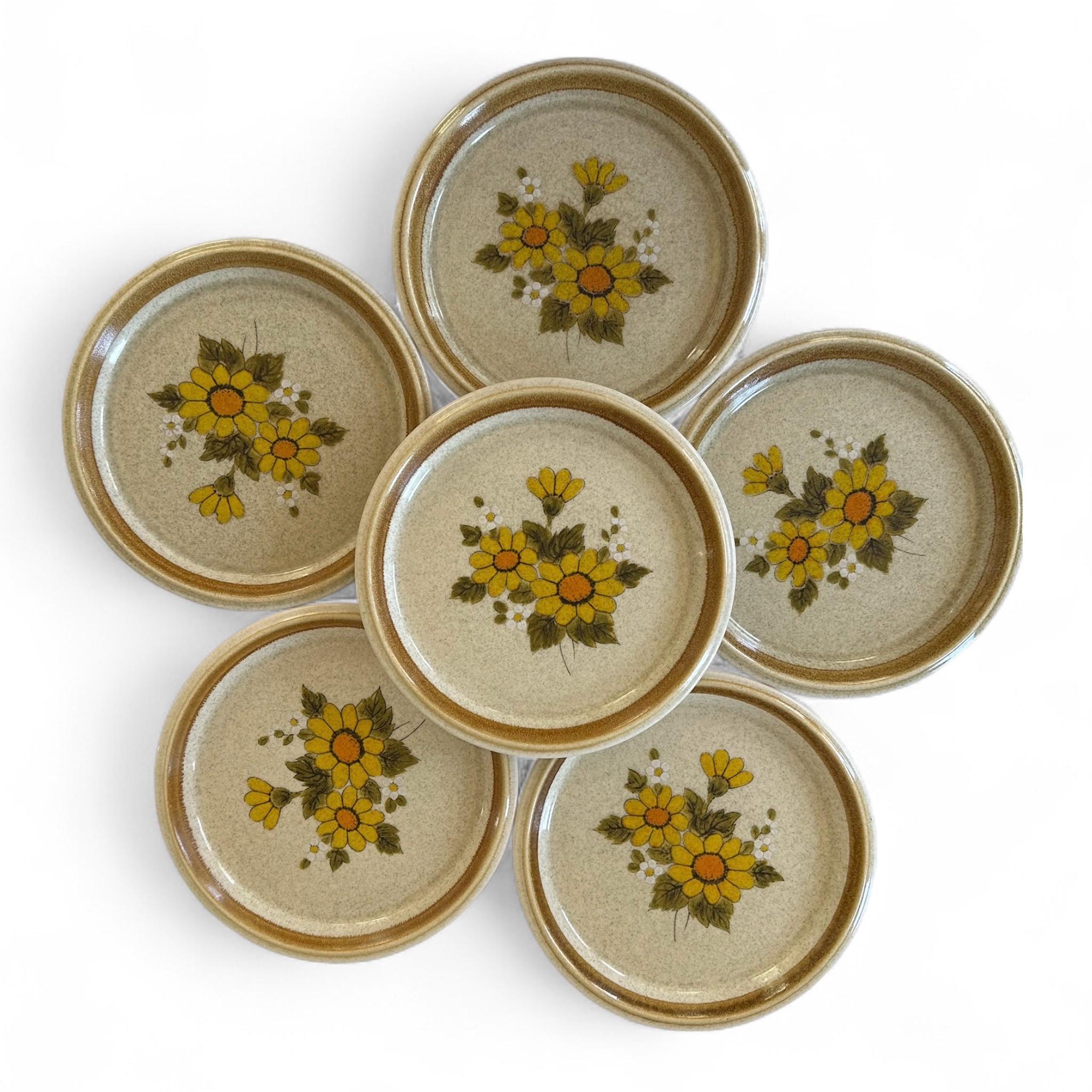 Vintage Mod Dinnerware * Mikasa Stone Manor “melissa” Salad Plate 