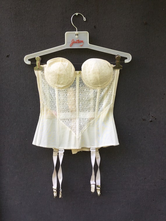 Vintage Jantzen Original Curvallure Bra * Long Bra