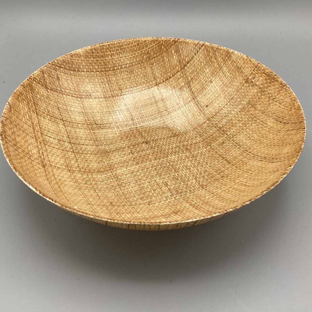 Vintage Raffia Ware 17 Serving Bowl Etsy