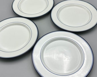 9” Vintage Dansk Concerto Allegro Blue Salad Plate Set of 4