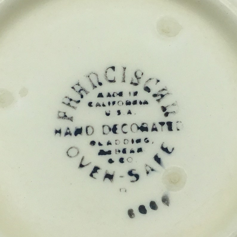 Set of 4 Franciscan \u201cDesert Rose\u201d Luncheon Plate