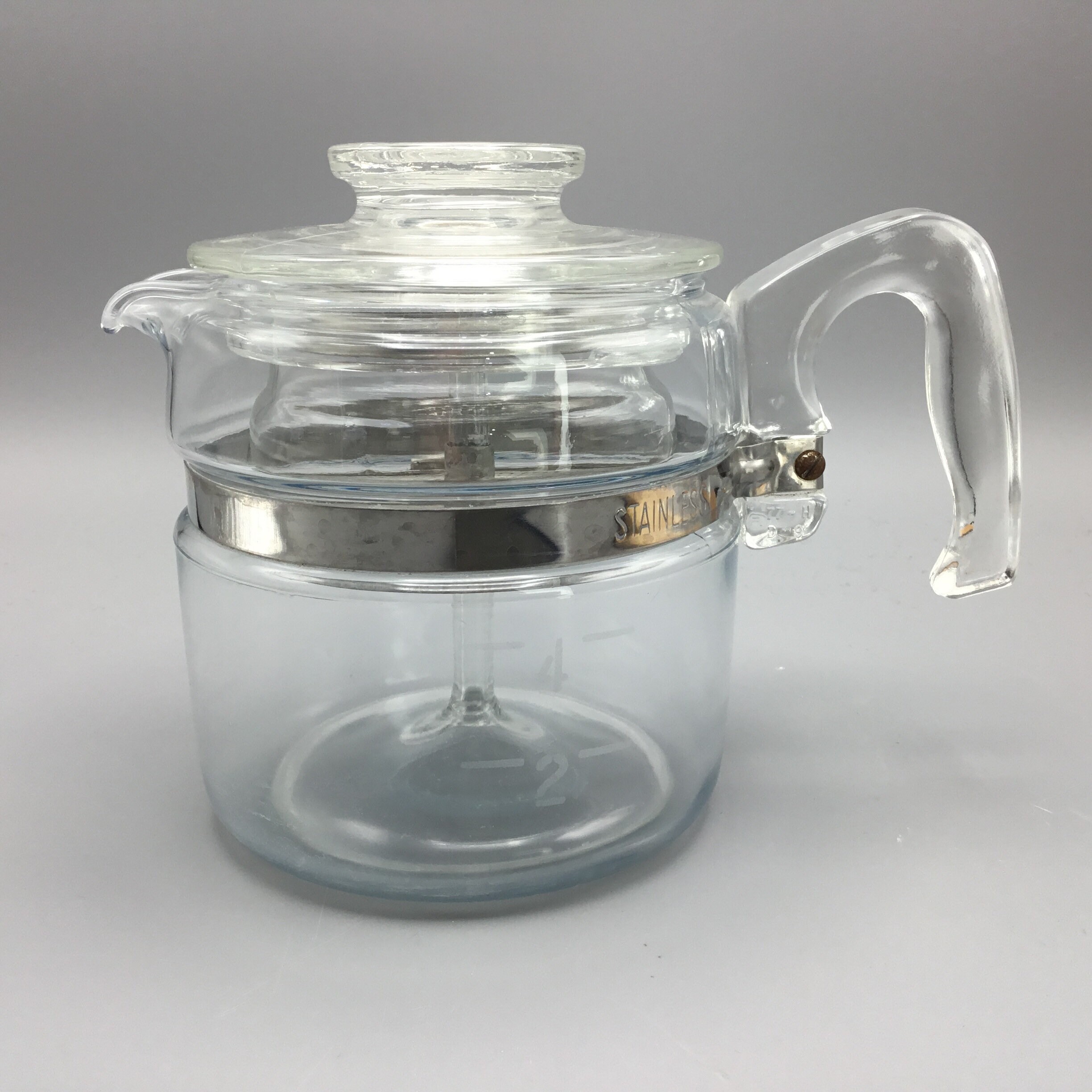 Vintage Pyrex Percolator Coffee Pot 