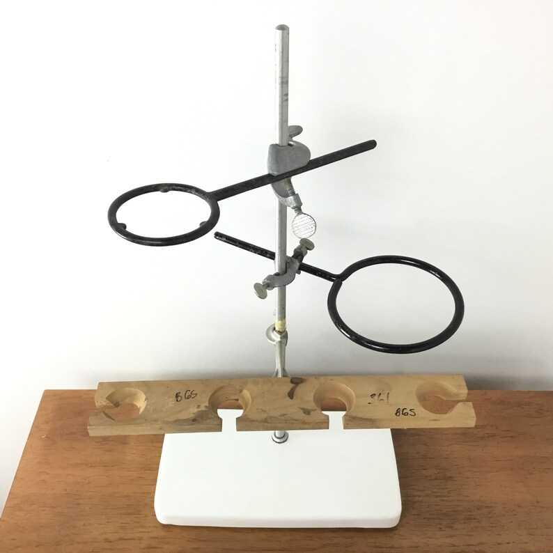 Vintage Science Lab Equipment Fischer Chemistry Ring Stand Etsy