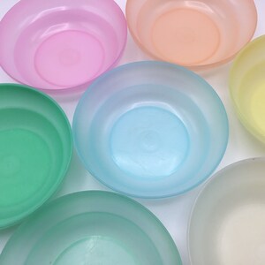 Sold Individually Vintage 6 Cereal Bowls 155 Tupperware Sheer Pastel image 7