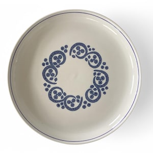 10-1/8&quot; English Blue Stoneware Dinner Plate  * Denby-Langley