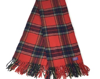 Pendleton Woolen Mills Throw * Classic Wool Plaid Lap Blanket