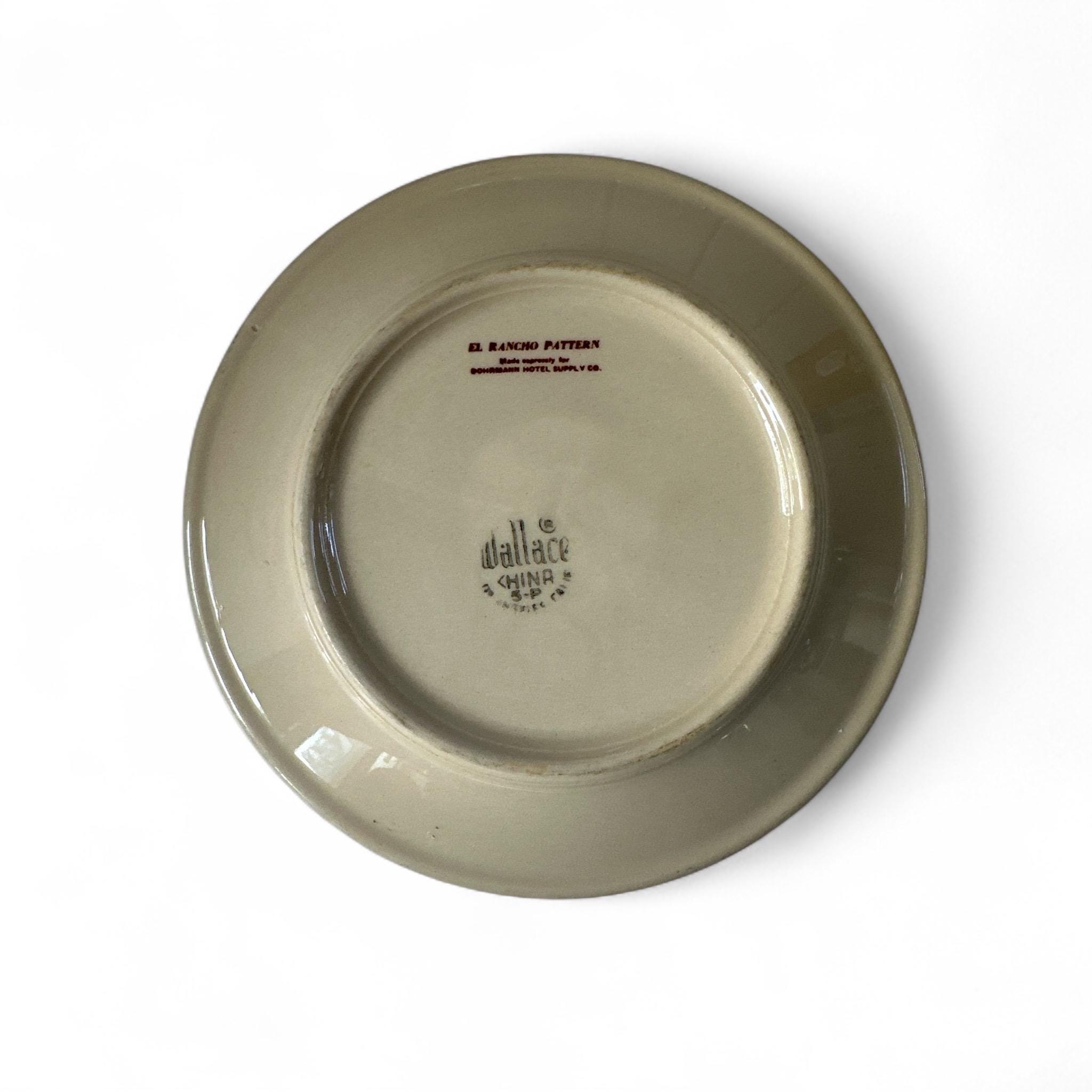 El Rancho Salad Plate * Wallace China Co. - Etsy