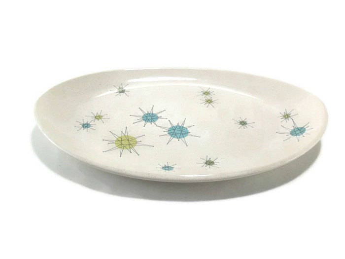 Vintage Franciscan Starburst Serving Platter * Atomic Age Dinnerware ... Vintage Franciscan Starburst Serving Platter * Atomic Age Dinnerware ...