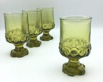 Citron Green Madeira 5-1/2" Water Goblet * Franciscan * Sold Individually or in Set