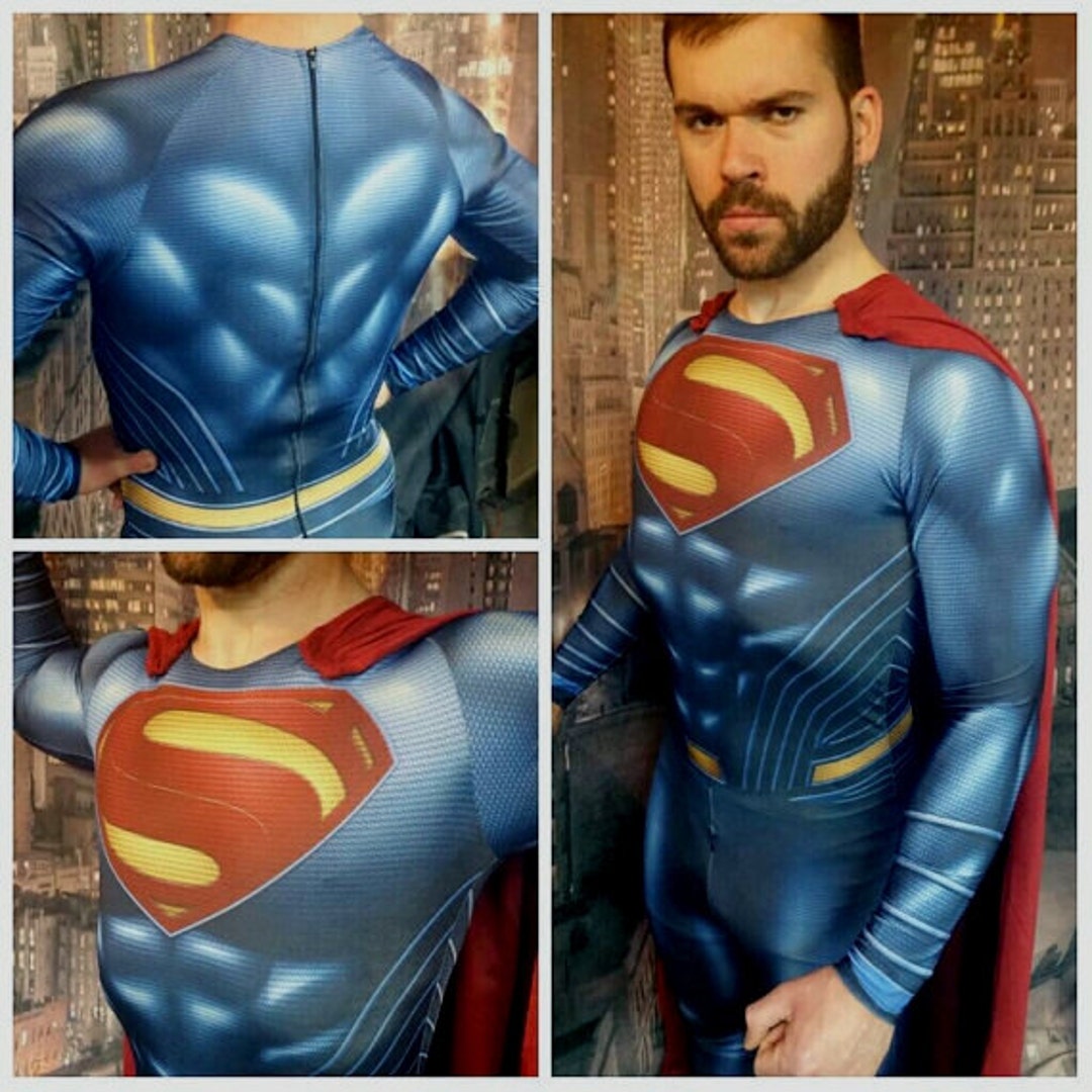 Traje de hombre de acero superman de estilo Batman vs Superman - Etsy España