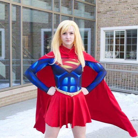 supergirl shirt with cape