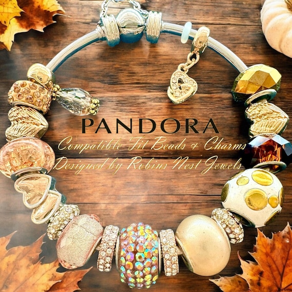 Pandora Compatible Fit Charms, or CHOOSE, With Bracelet Non