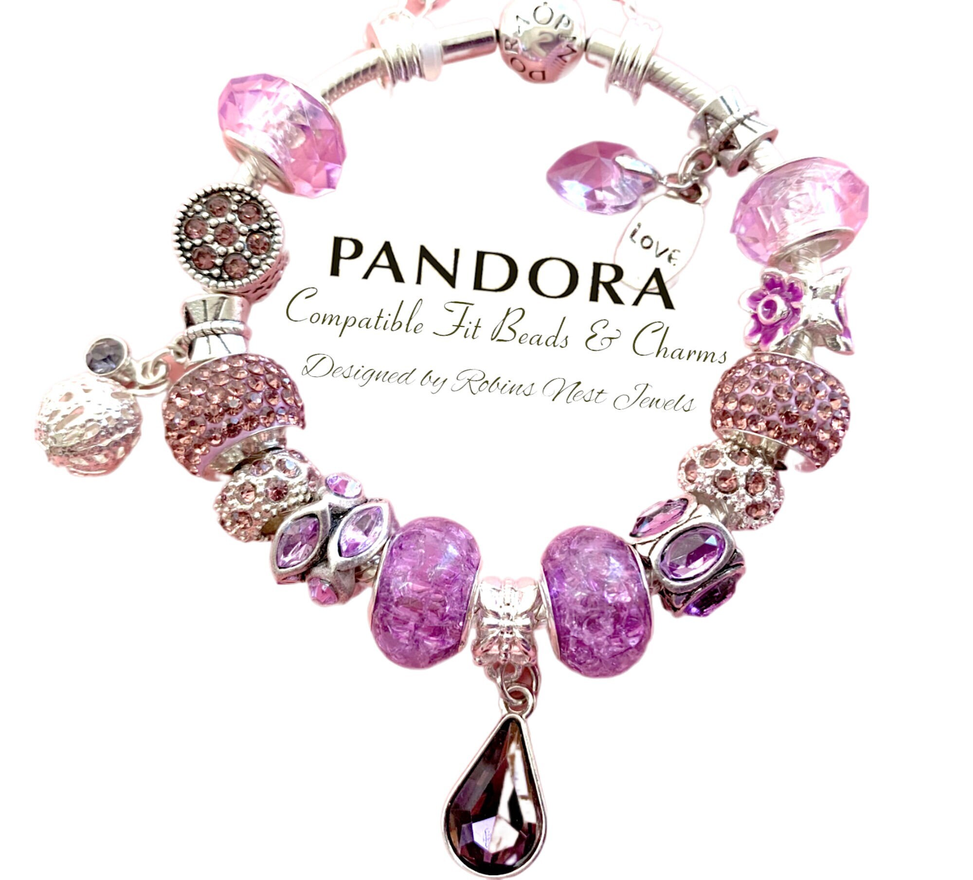 Amazon.com: Pandora Three-Link Bangle Shine Bracelet