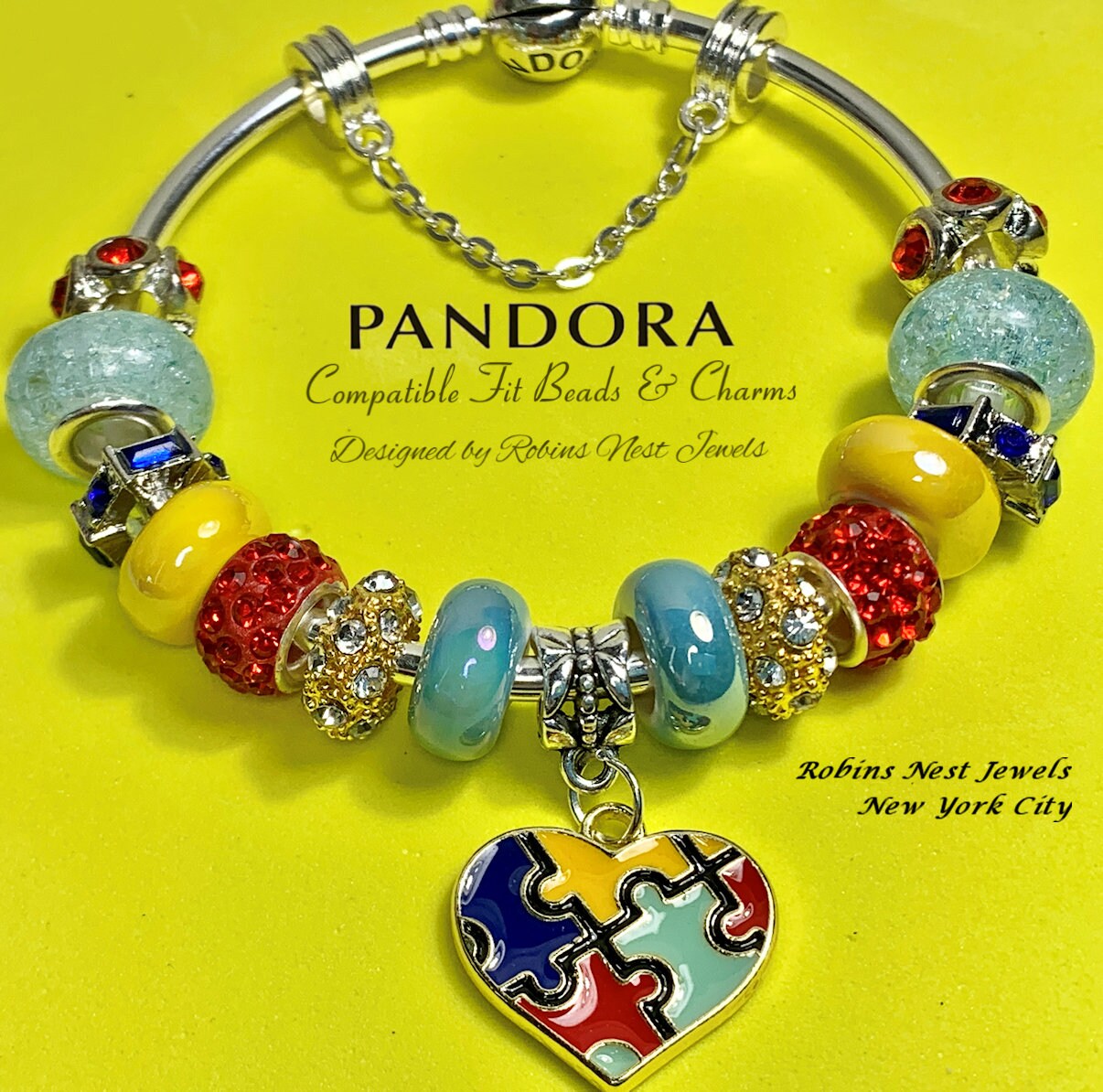 Pandora Compatible Charms for Autism Awareness or CHOOSE Etsy