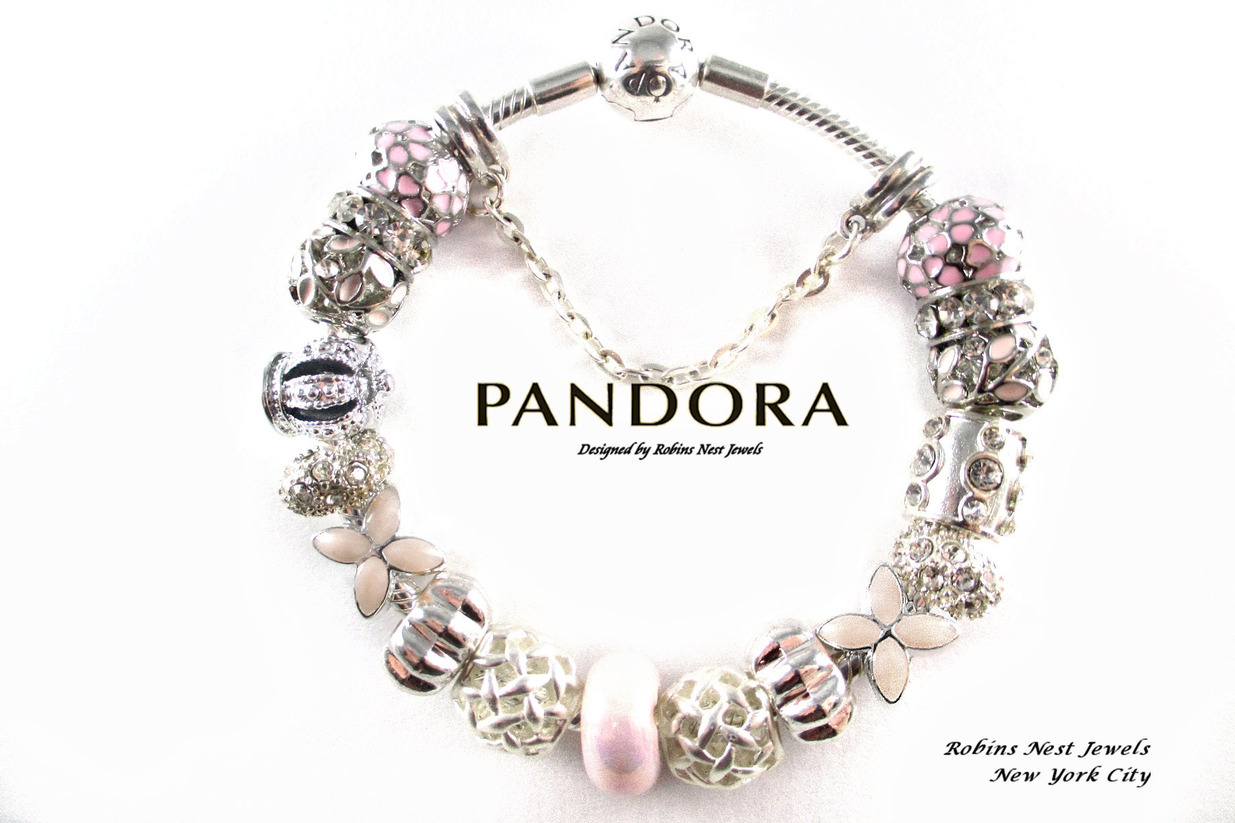 Compatible Fit Beads and Charms Pandora Bracelet, or CHOOSE, with