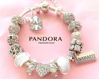 Pulsera Pandora-Namaste Charms compatibles o CHOOSE - Etsy España