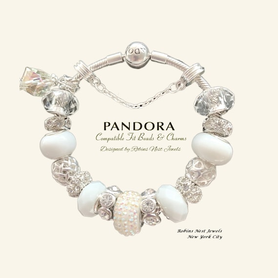 Pandora Inspired Gambler Charm Bracelet, Dollar, Cards, Casino Chips, Dices  Charms, Colorful Metal Beads