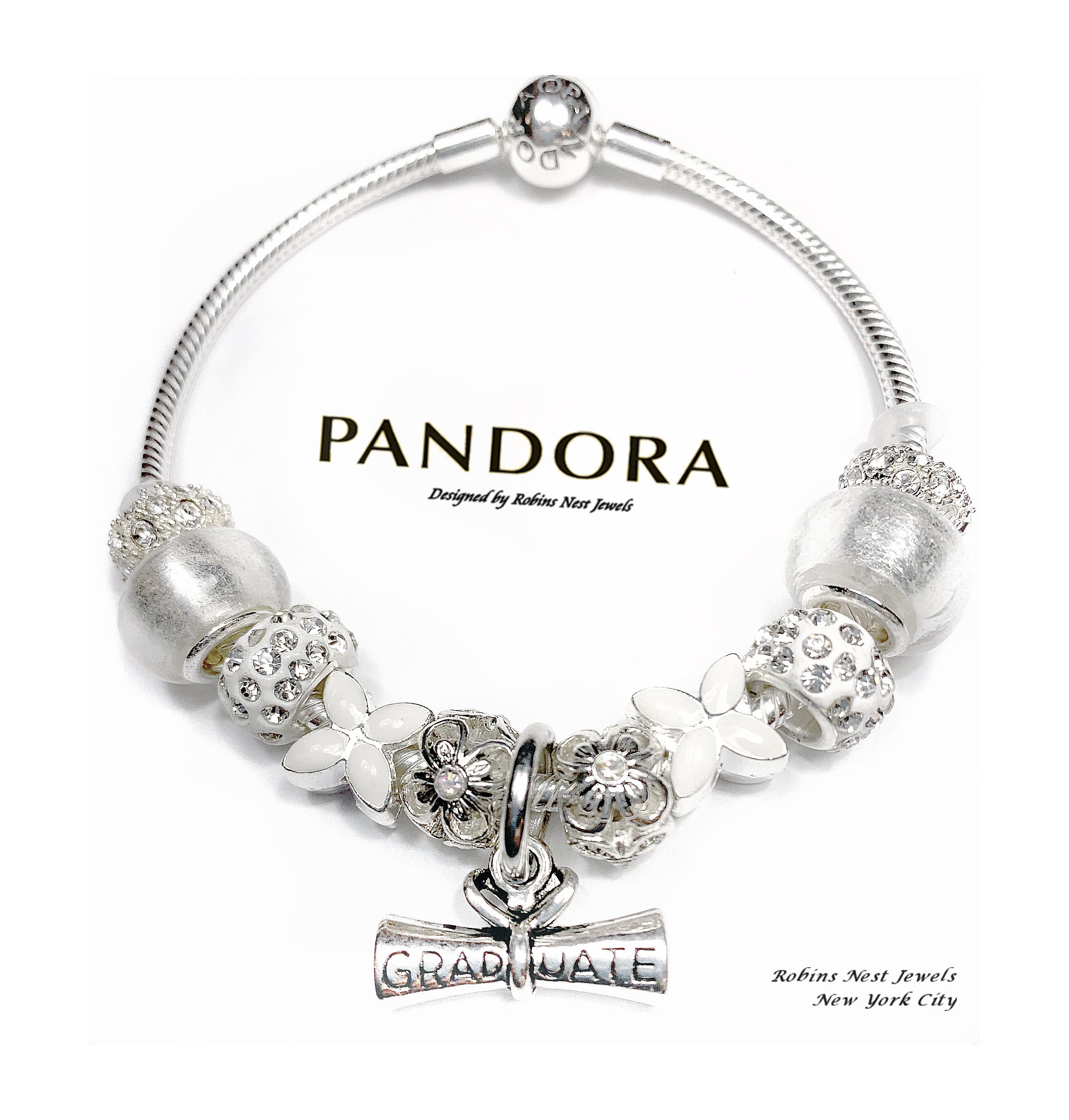 Pandora Graduation Bracelet - Etsy