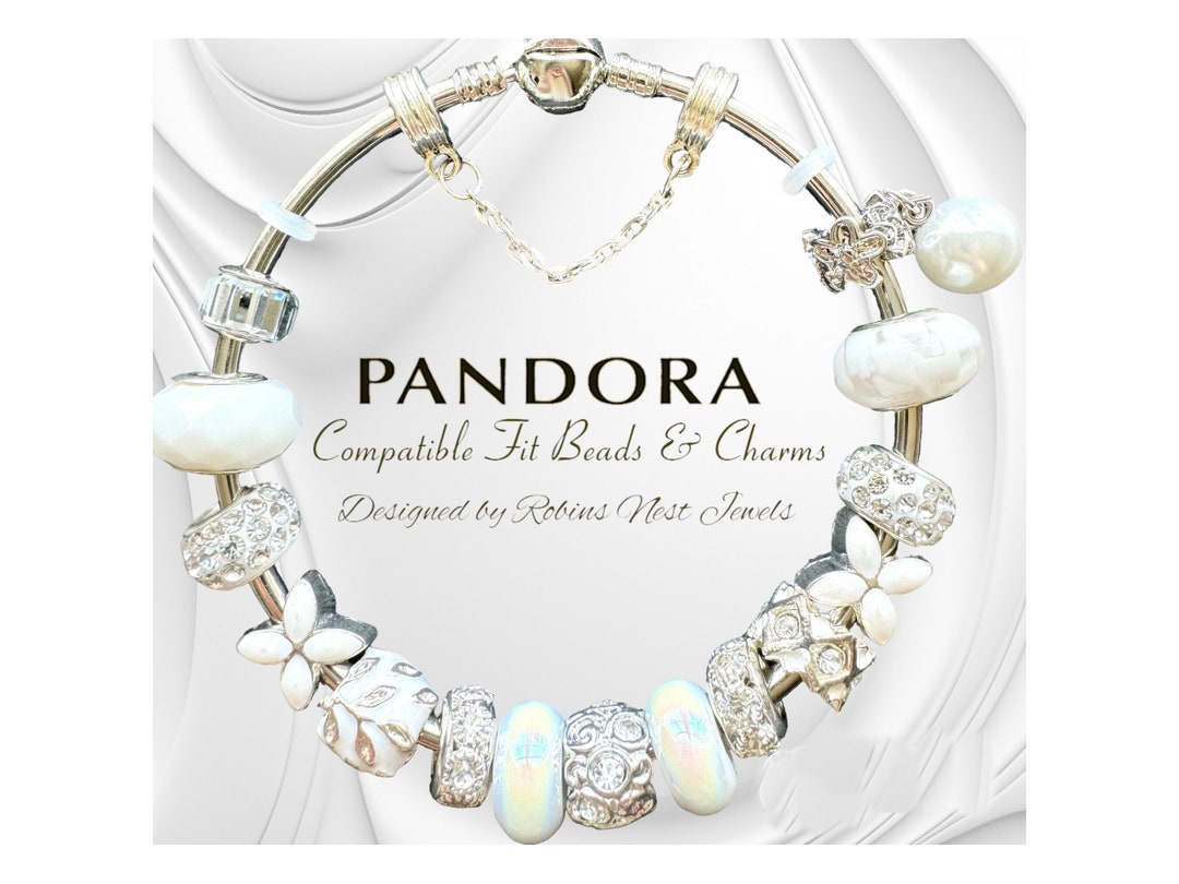 Buy Compatible Fit to Pandora Charms, or CHOOSE, With Non Pandora Bracelet,  Silver Plated WHS1022A2 Online in India