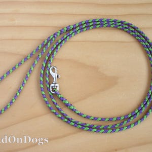 Design Your Own Lace Kangaroo Leather Dog Show Lead Braided - LeadOnDogs Jeddah