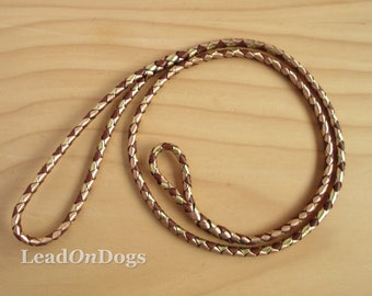 Designe deinen eigenen Whisky Loop Känguru Leder Leine Hundeleine mit Schleife -LeadOnDogs Whisky Loop