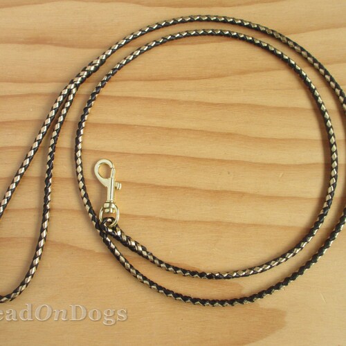 Design Your Own Lace Kangaroo Leather Dog Show Lead Braided Etsy