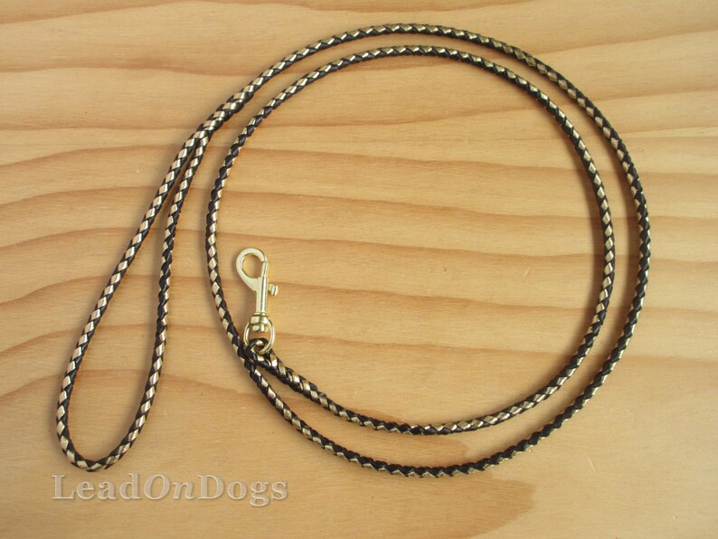 Design Your Own Lace Kangaroo Leather Dog Show Lead Braided Etsy Australia